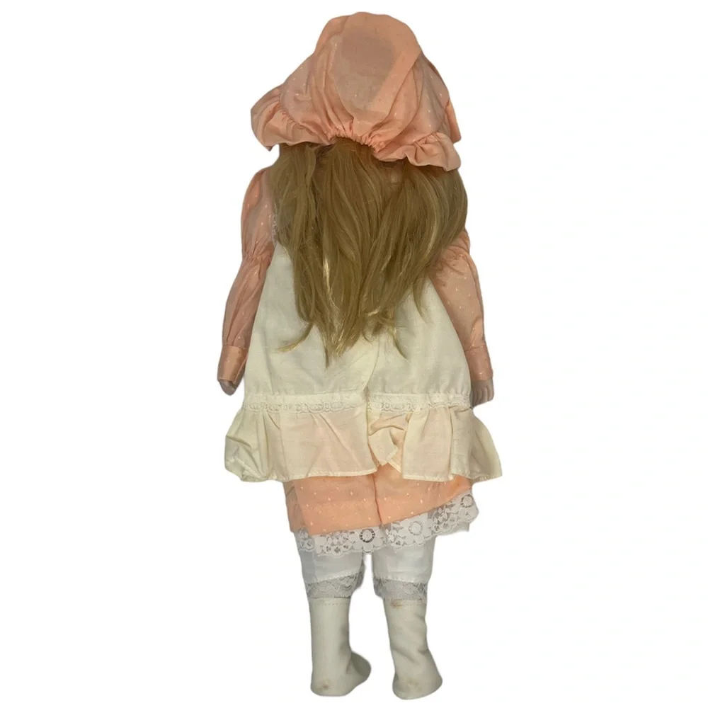 Vintage Doll Porcelain Sally Victorian Country Cottage Farmhouse Vintage Toys